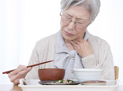 您觉得吃饭喝水困难吗？